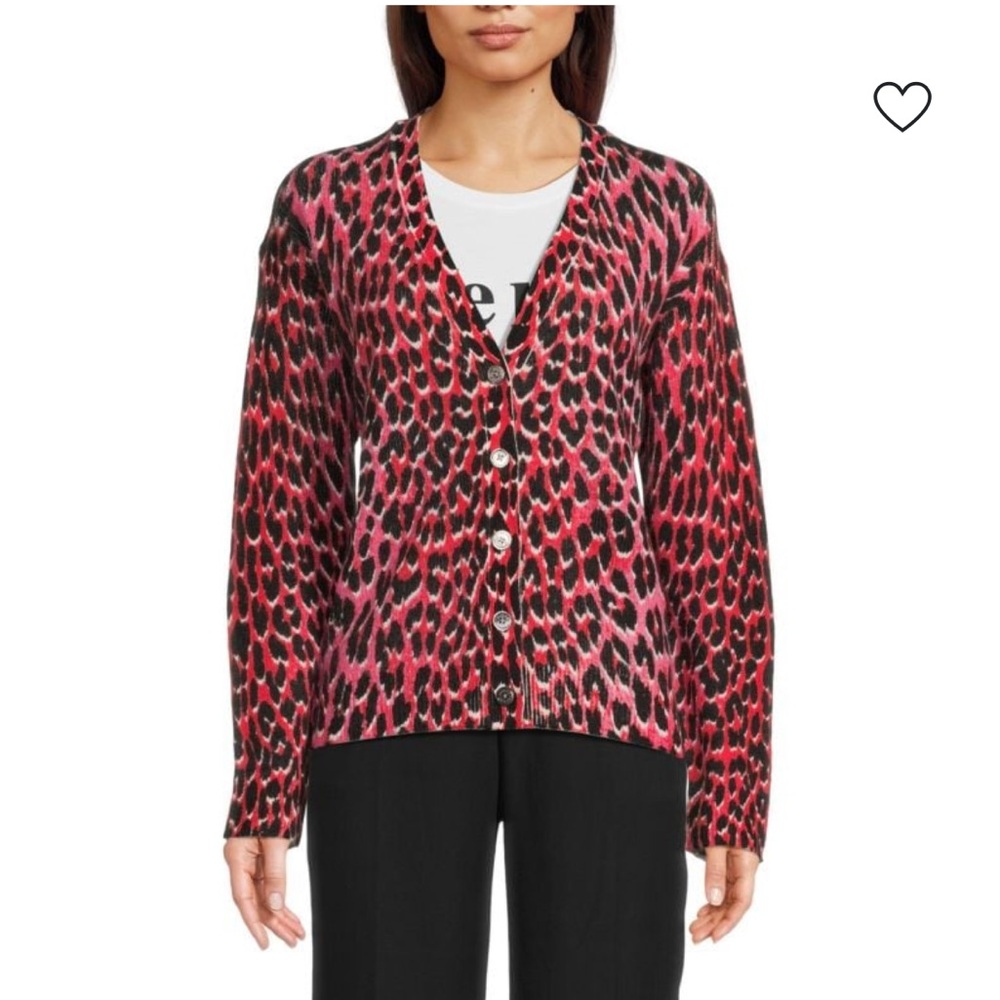 ZADIG & VOLTAIRE nwot 
Mirka Leopard Print Cardigan
NWOT. Xsmall.